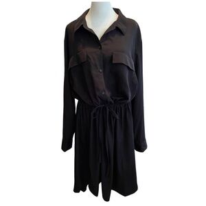 Evri multipurpose black dress with drawstring waist 3X